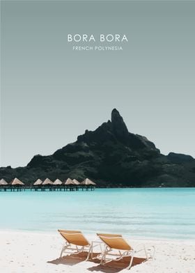 Bora Bora Travel Poster