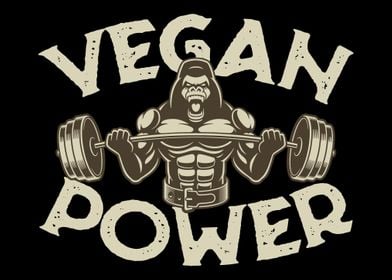 Vegan Power Gorilla