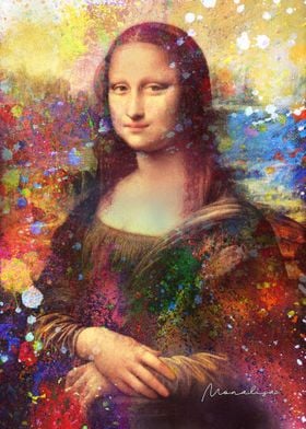 Mona Lisa Abstract