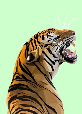 Tiger Lowpoly