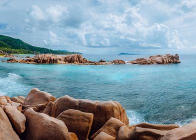 Remote Tropical Beach On L