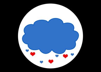 Cloud Heart Rain Halloween