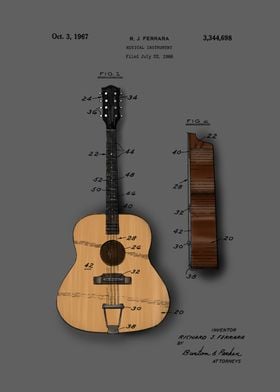 guitar patent color 5a