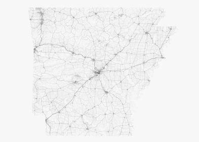 Roads of Arkansas Map