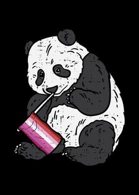 Panda Bear Lesbian Flag