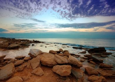 Beach Beam Beauty Clouds C