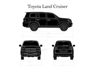 Toyota Land Cruiser  black