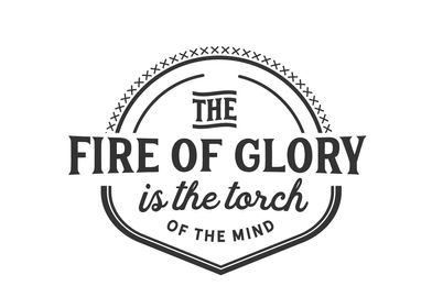 The fire of glory