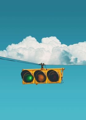 Minimalistic Traffic Light