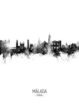 Malaga Skyline Spain