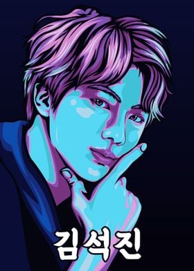 BTS JIN POSTER