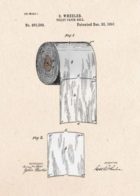 toilet paper patent color