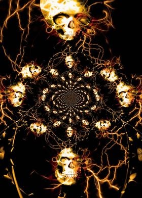 Skull fractal