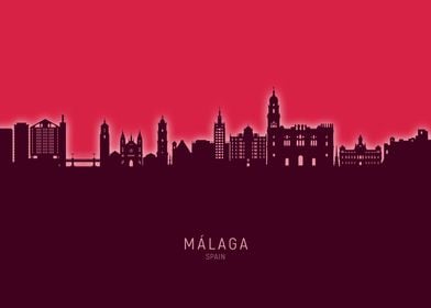 Malaga Skyline Spain