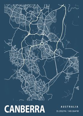 Canberra Blueprint Street 