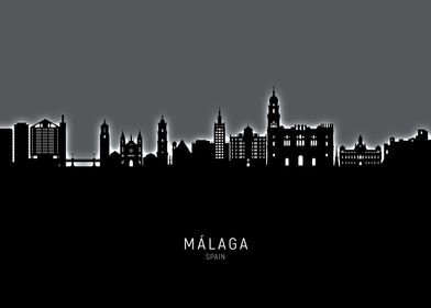 Malaga Skyline Spain