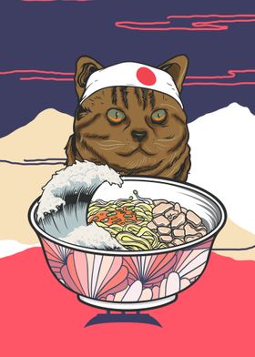 Bengal Cat Ramen Manga