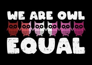 Owl Equal Lesbian Pride