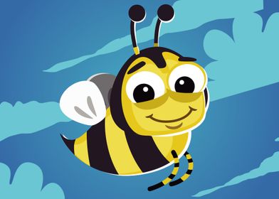 Cute Comic Bee