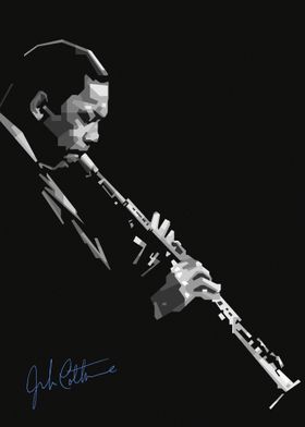 John Coltrane BW