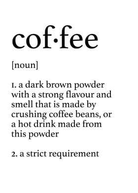 Coffee definition