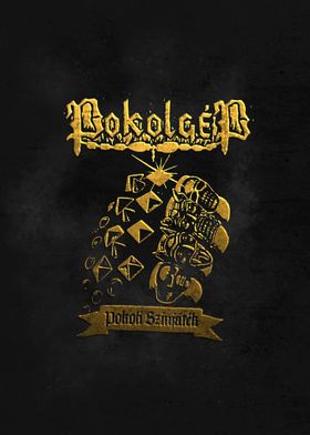 Pokolgep metal band logo