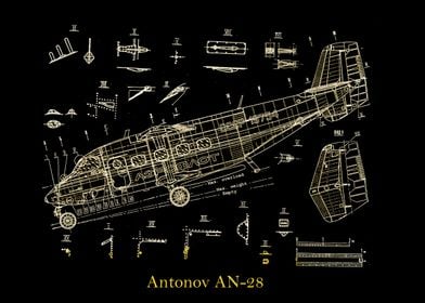 Antonov AN28 Blueprint