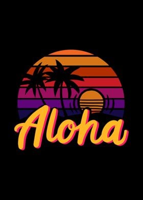 Aloha Hawaii Retro