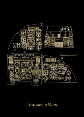 Antonov AN28 Blueprint 