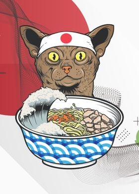 Abyssinian Cat Ramen Manga