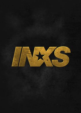 INXS  rock band Wales logo