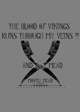 Viking Mead Runes Nordic