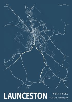 Launceston Blueprint Map
