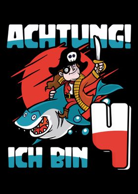 Achtung ich bin 4 Pirate