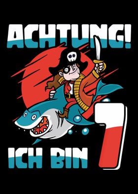 Achtung ich bin 7 Pirate