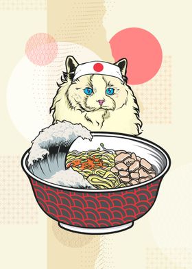 Ragdoll Cat Ramen