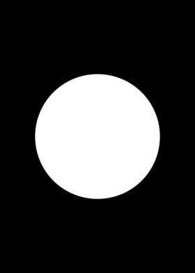 white circle