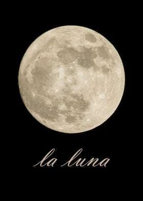 La luna The moon