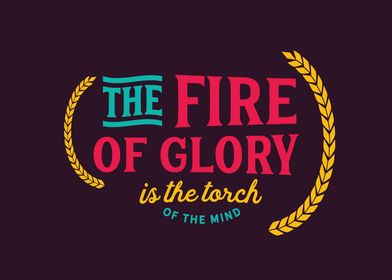 The fire of glory 