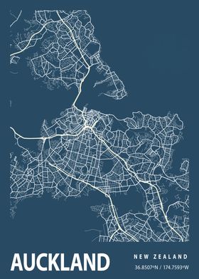 Auckland Blueprint Street 