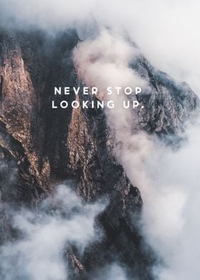 Never Stop Quote