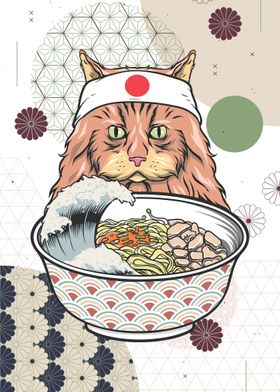 Norwegian Forest Cat Ramen