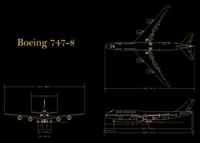 Boeing 7478 Blueprint 