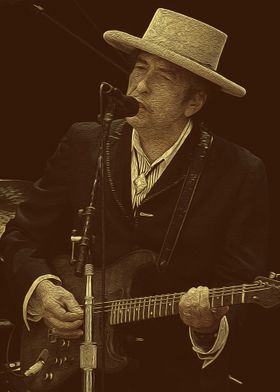 Bob Dylan Retro Vintage 3