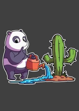 Panda Gardener Flower