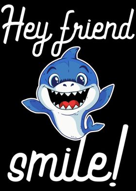 cute shark friend quote