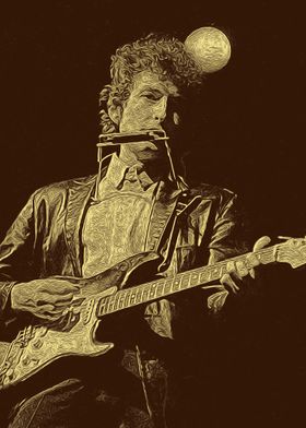 Bob Dylan Retro Vintage 1