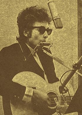 Bob Dylan Retro Vintage 10