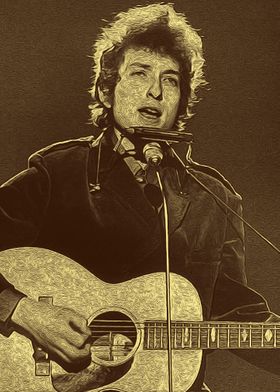 Bob Dylan Retro Vintage 6