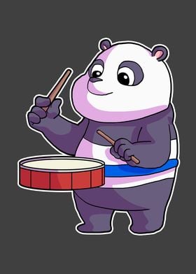 Panda Drummer Drumms